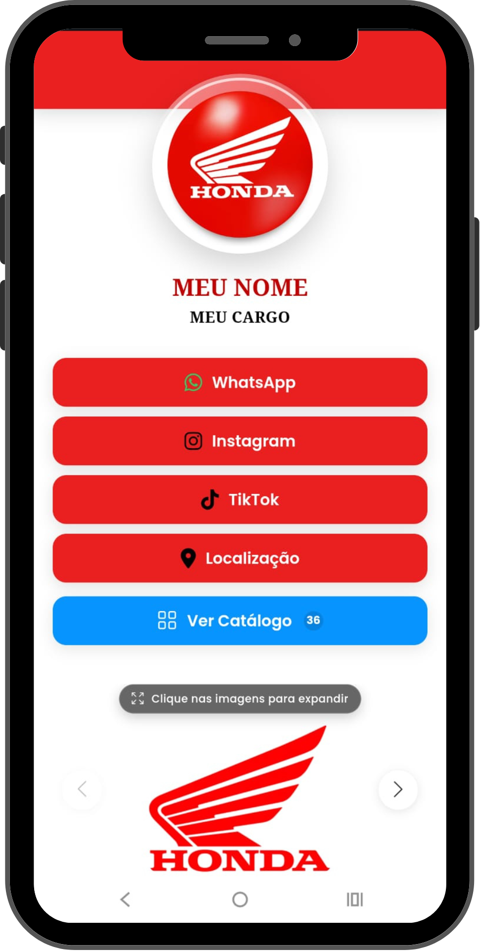 Cartão demonstração 1